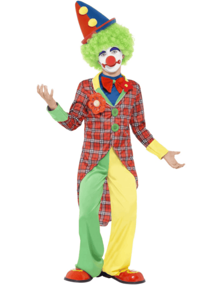 Boys Funny Clown Costume