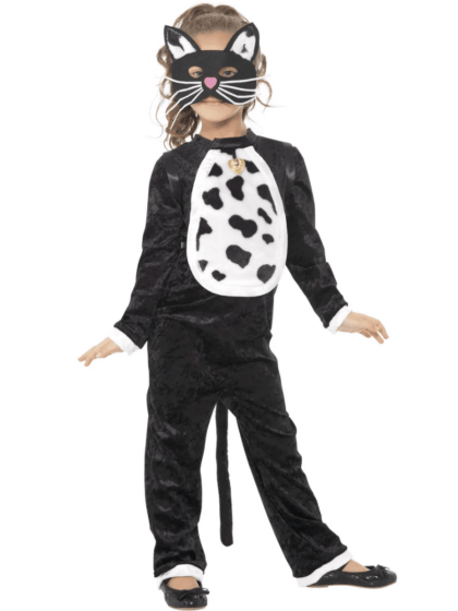 Girls Black Cat Costume