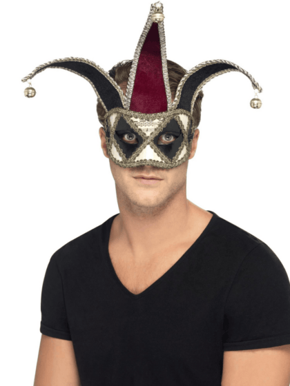 Gothic Venetian Harlequin Mask