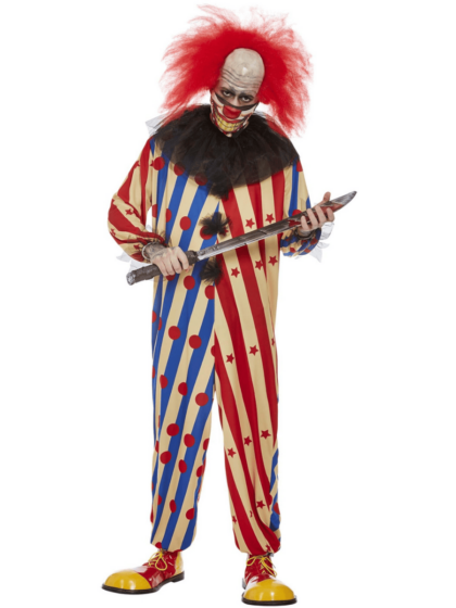 Stars and Stripes Clown Costume