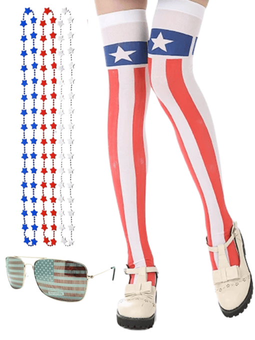 USA 4th of July Costume Set - 8pc Set - Image 4