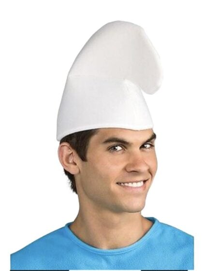 white Gnome hat for Smurf
