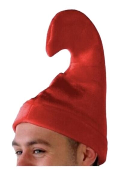 red gnome hat