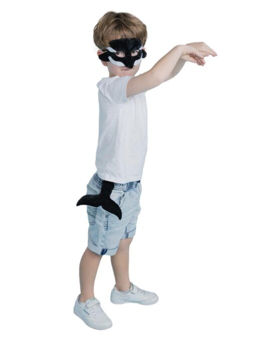 Orca Animal Mask & Tail Set - Image 2
