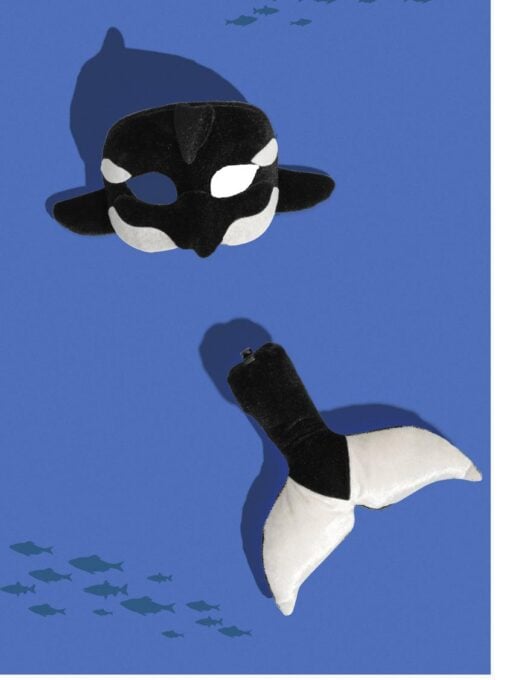 Orca Animal Mask & Tail Set - Image 3