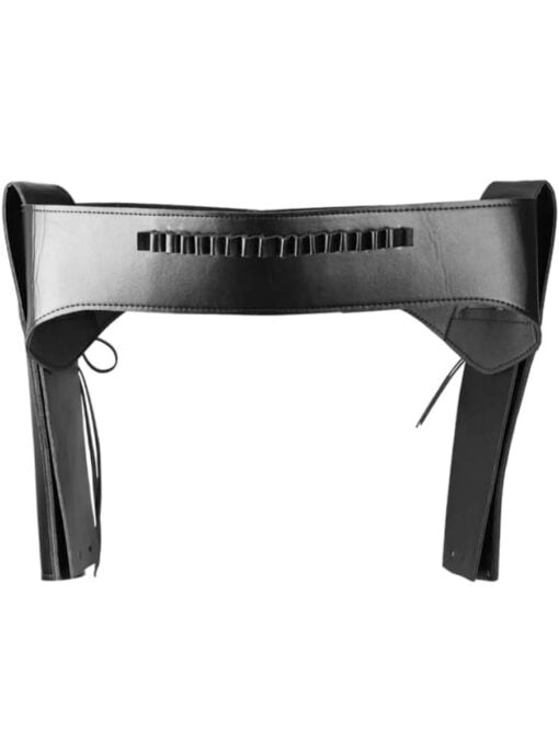 Wild West Dual Holster Belt - Black - Image 2