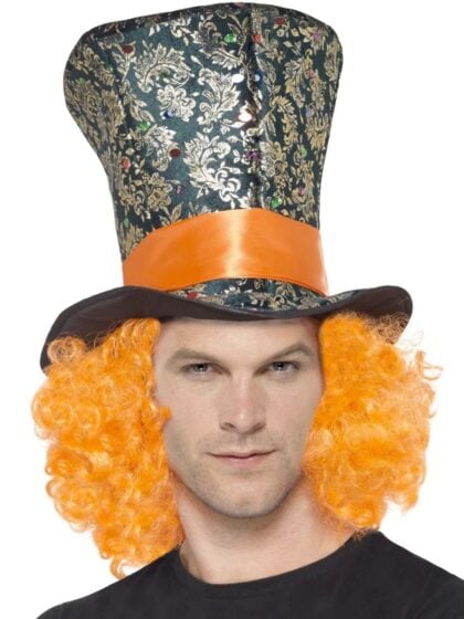 Deluxe Green Hatter Top Hat