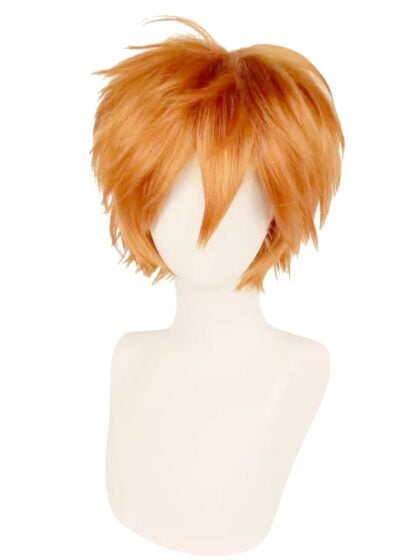 Orange Short Layered Bob Wig SKU: ORNBOBWIG2 Includes: wig and wig cap