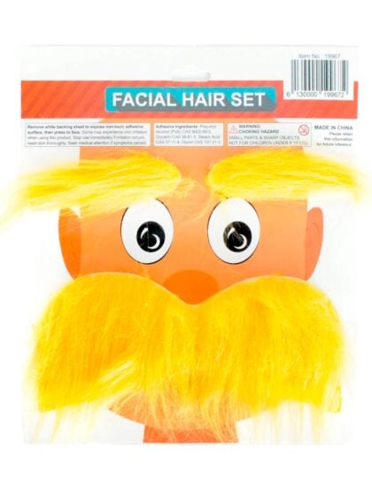 Yellow Lorax Mo and Brows