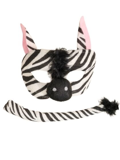 Zebra mask and tail