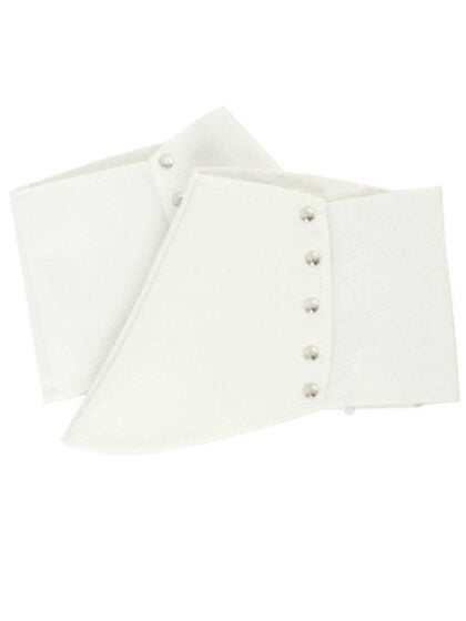 1920s Shoe Spats White