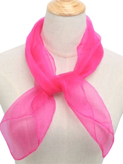 50s scarf hot pink