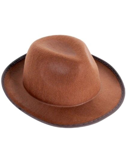 Brown Fedora Hat