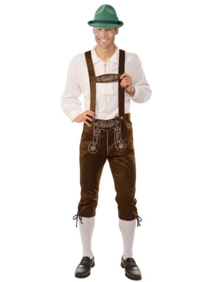 Brown German Lederhosen Costume
