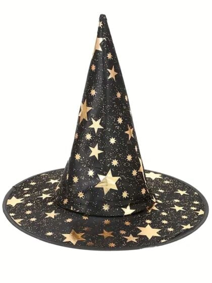 Gold Star Witch Hat