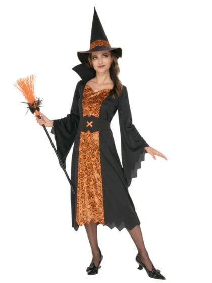 Orange Witch Costume