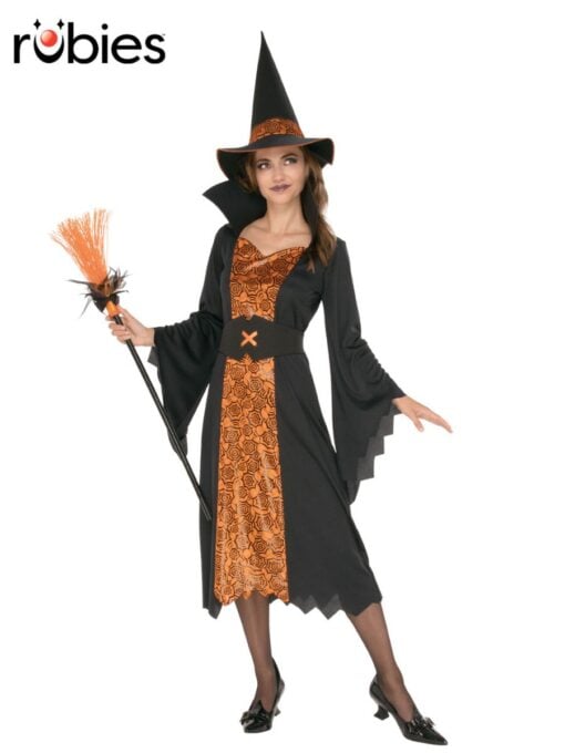 Orange Witch Costume