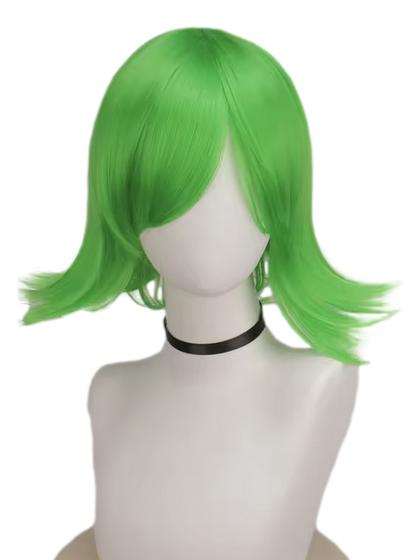 Inside out green disgust wig child