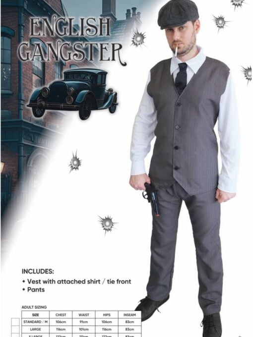 Tommy English Gangster Costume