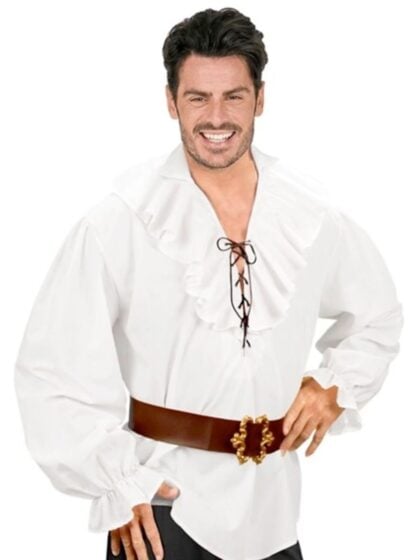 White Renaissance Pirate Shirt