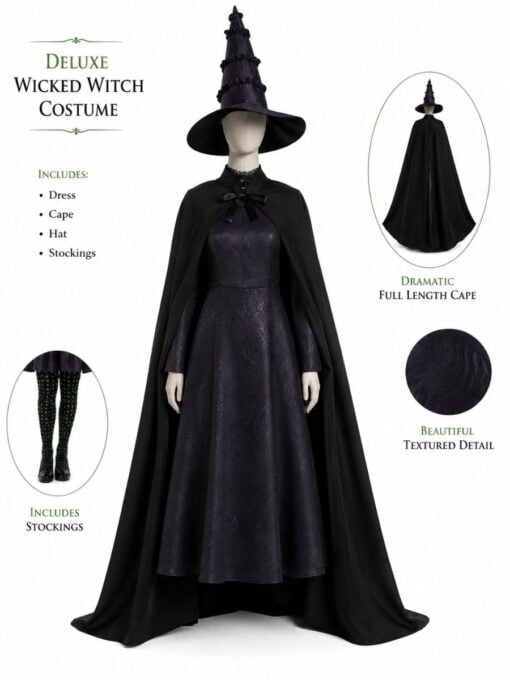 elphaba wicked witch costume adult