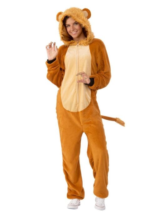 Fuzzy Lion Costume - Adult - Image 4