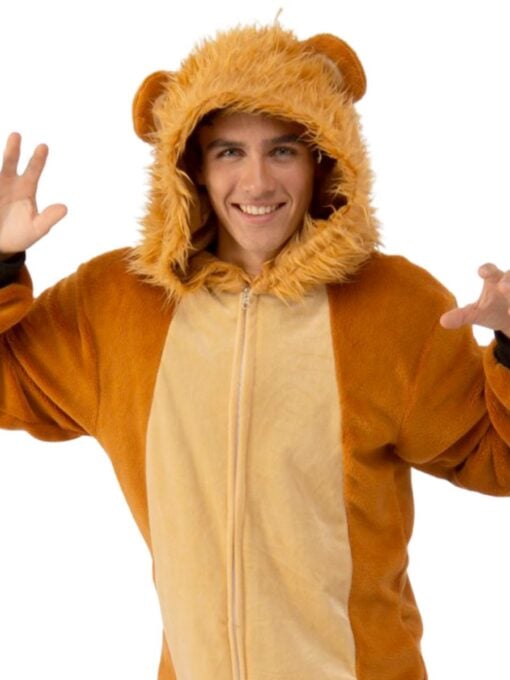 Fuzzy Lion Costume - Adult - Image 2