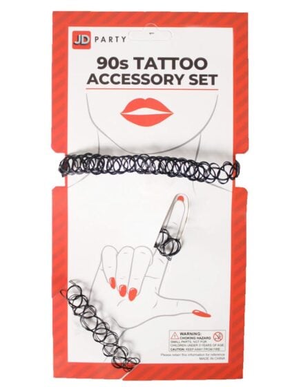 90s Tattoo Jewellery Set