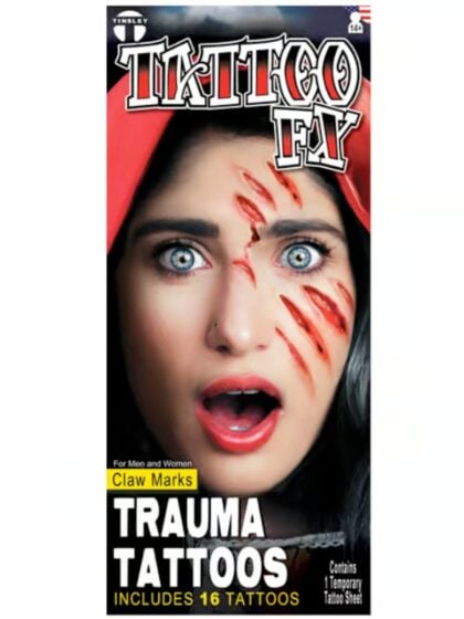 Claw Mark Temporary Tattoos