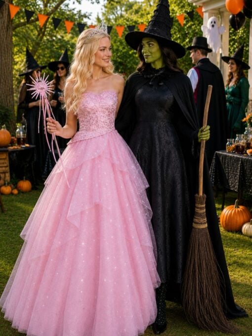 Glinda and Elphaba costume couple