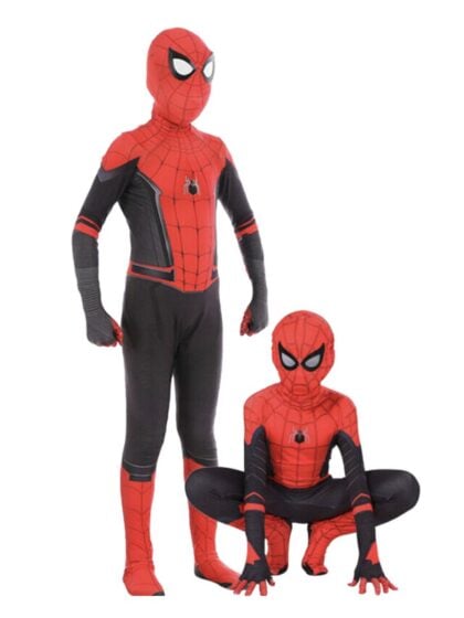 Black and Red Spiderman Costume Child