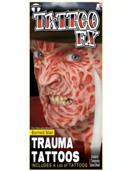 Torched Temporary Tattoo