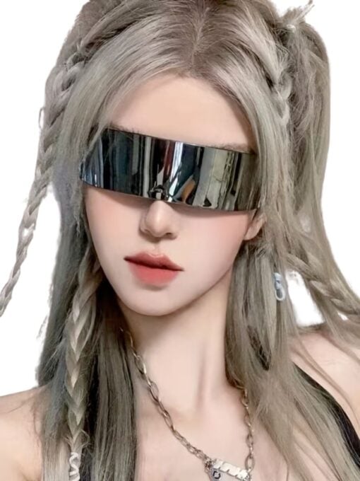 Cyborg Cyberpunk Glasses - Image 3