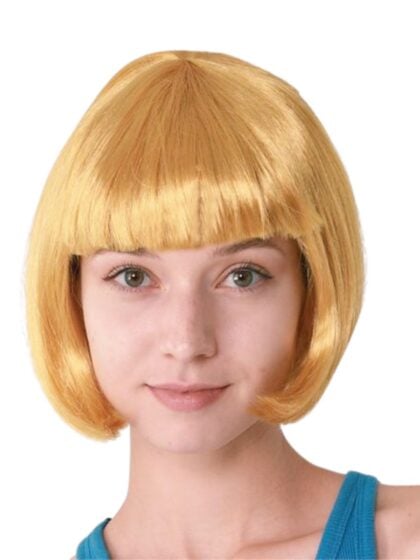 Golden Blonde Chin Bob Wig