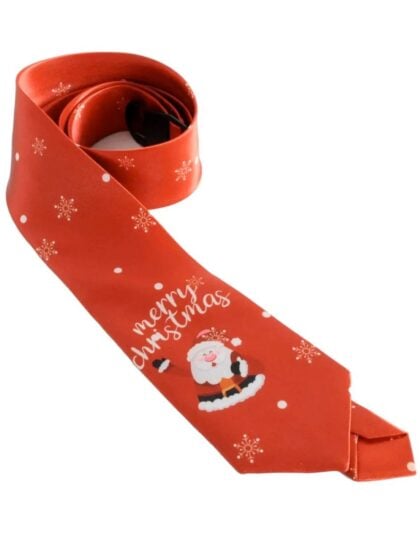 Red Merry Christmas Novelty Tie