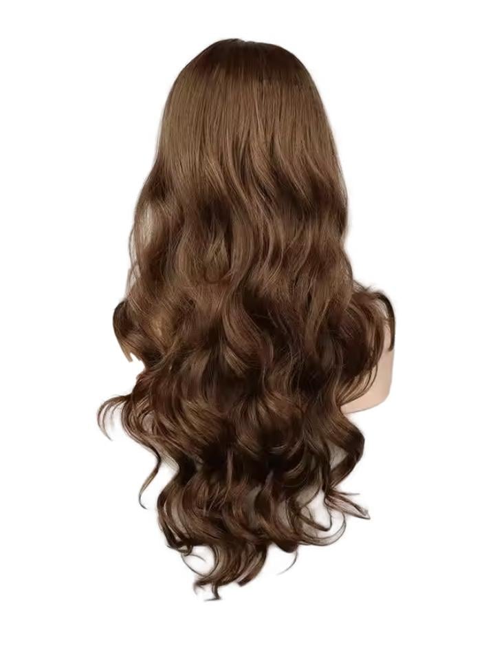 Long Brown Wavy Wig - Image 2