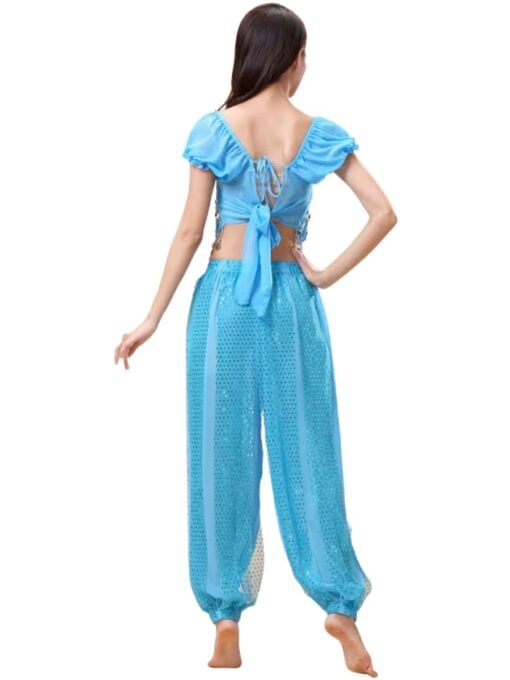 Blue Belly Dancer Costume
