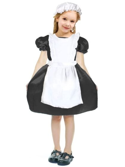 Kids Colonial Apron and Hat