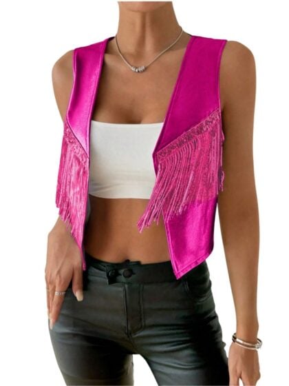 Pink Cowgirl Vest