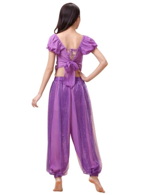 Purple Belly Dancer Costume