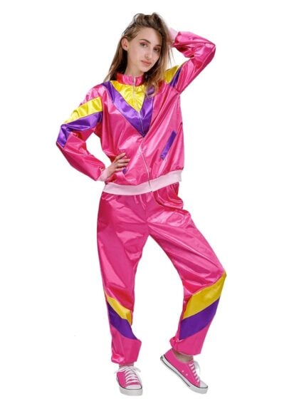 80s Lady Tracksuit Costume