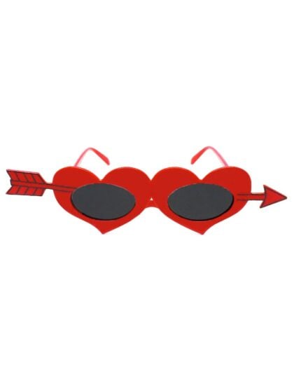 Red Arrow Heart Glasses