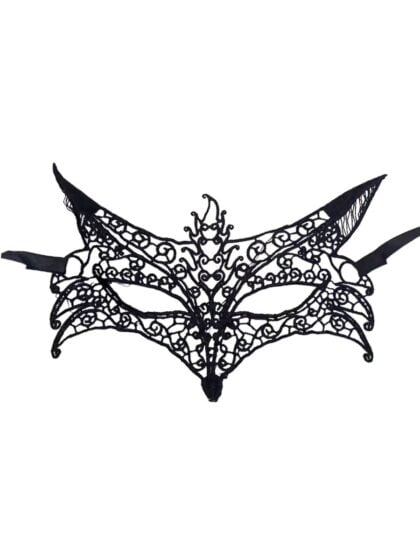 Foxy Black Lace Mask
