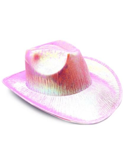 Metallic Light Pink Cowboy Hat
