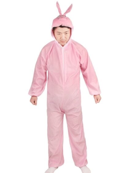 Pink Rabbit Onesie Costume