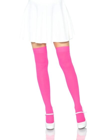 Pink Thigh High Stockings