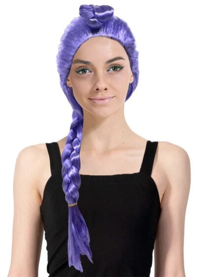 Purple Braided Rumi Wig