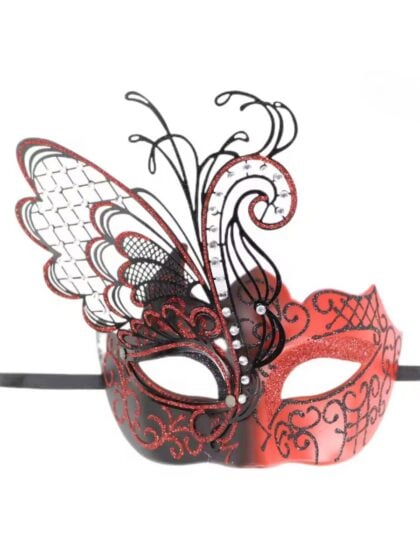 Red Butterfly Masquerade Mask