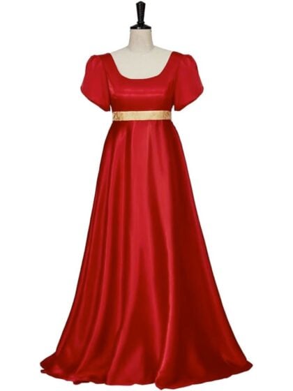Red Regency Bridgerton Costume