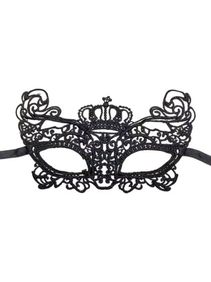 Royal Black Lace Mask